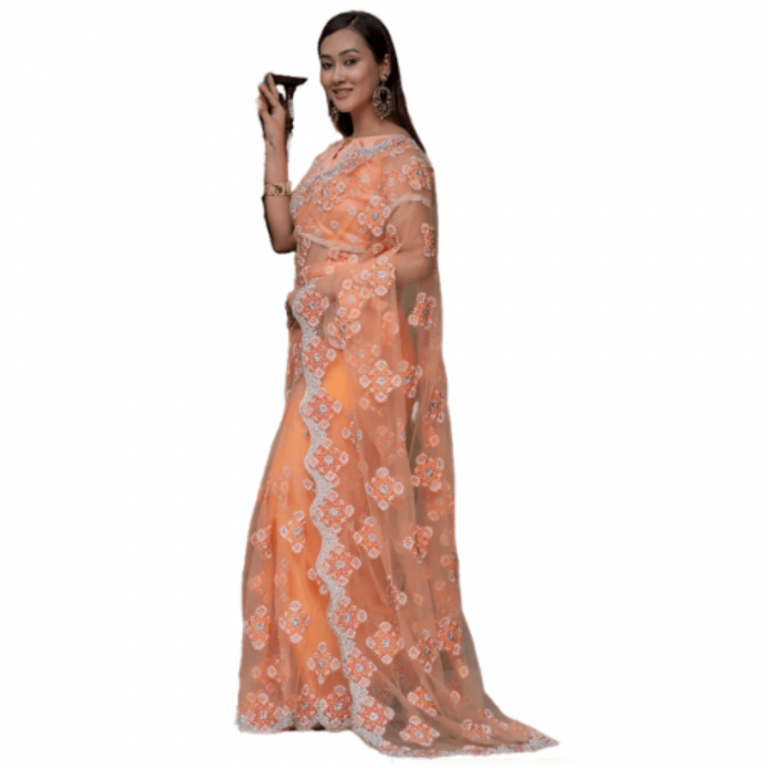 net saree, net fancy sarees