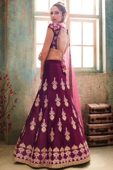 Designer Lehenga for party and wedding - Purple