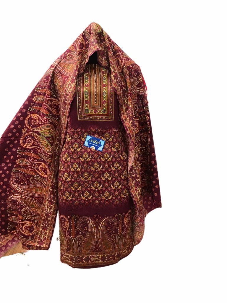 Winter Special Sale Pure Pashmina Suits Material - 8 colors - Image 3